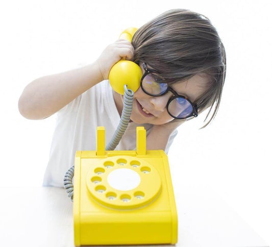 Kiko & GG Play Telephone - Yellow - Scandibørn