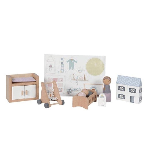 Little Dutch Doll’s house Nursery Playset - Scandibørn
