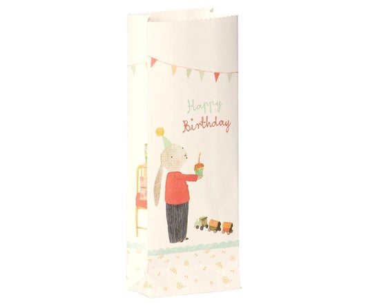 Maileg Party Goodie Bags in Birthday Print (12 pcs.) - Scandibørn