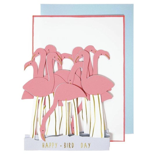 Meri Meri Flamingo Concertina Card - Scandibørn