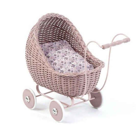 Small Stuff Doll's Stroller in Powder Pink - Scandibørn