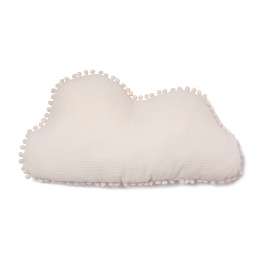 Nobodinoz Marshmallow Cloud Cushion in Natural